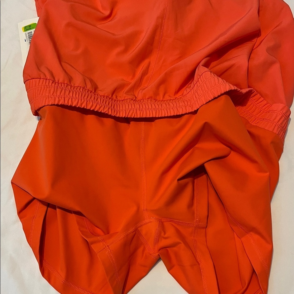DKNY Sport Vibrant Orange Shorts - Picture 7 of 9